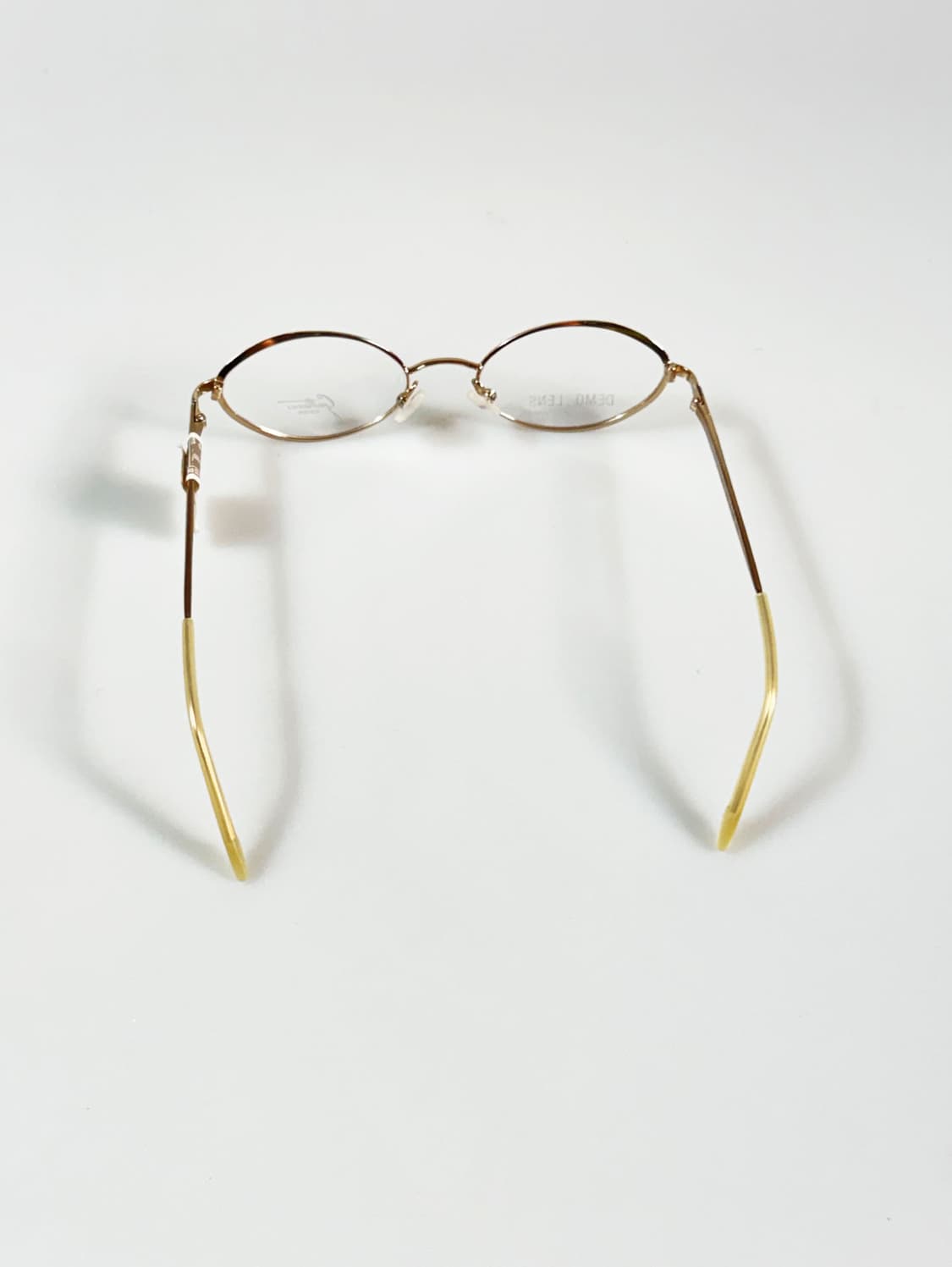 90s GATTINONI 골드 슬림 오벌 프레임 빈티지 안경 상품이미지5