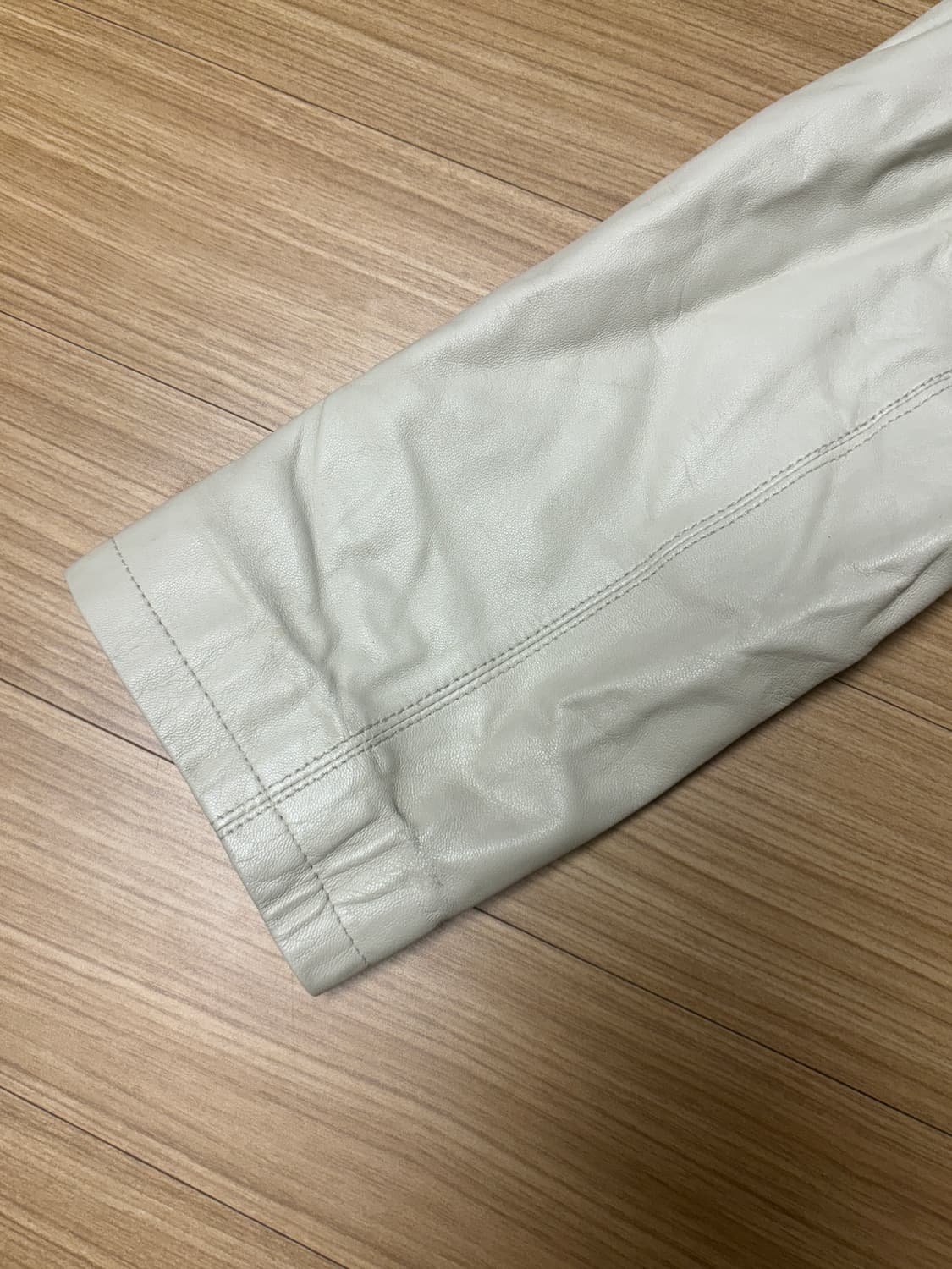 Mon gre 아이보리 램스킨 레더자켓 상품이미지10