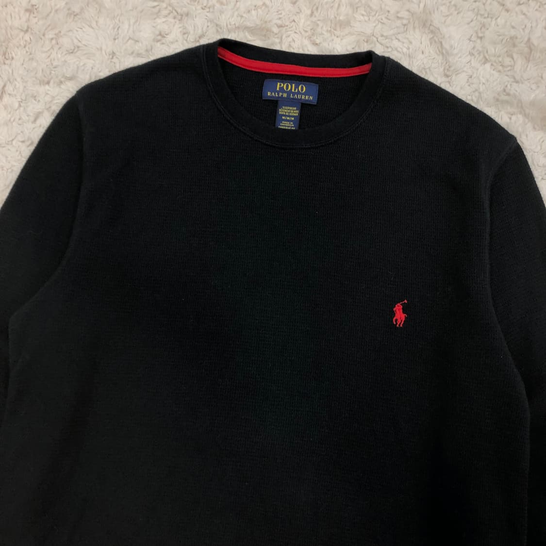 폴로 랄프로렌 와플 롱슬리브 긴팔 티셔츠 상품이미지3