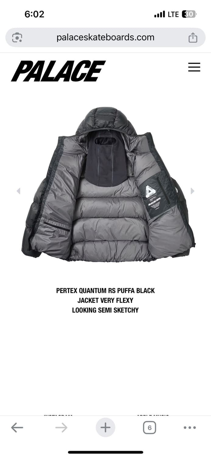 팔라스 퍼텍스 퀀텀 RS 푸파 블랙 - 25FW 상품이미지2