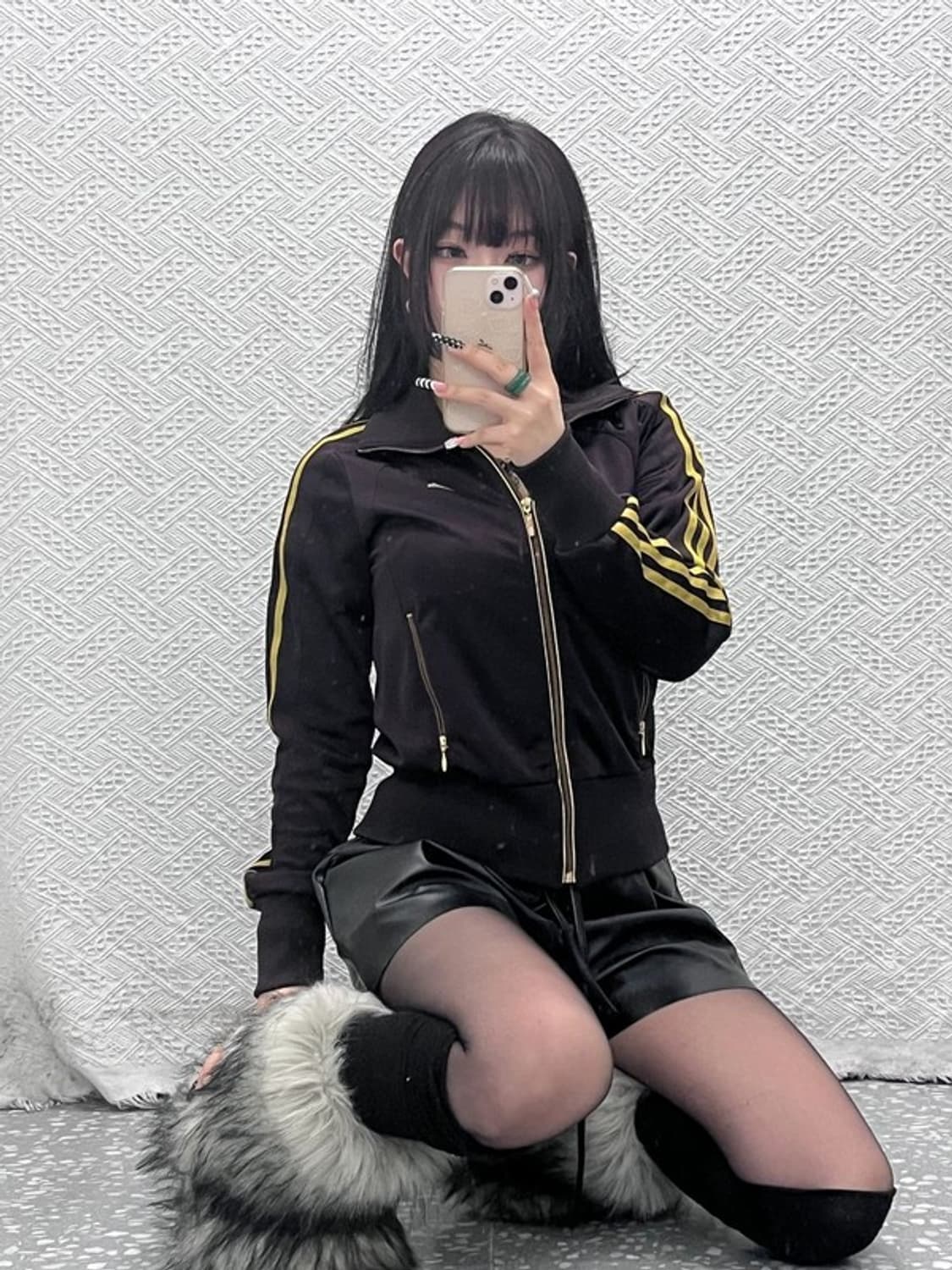 아디다스 희귀 Y2K 초코브라우니 져지 집업 L C10091 상품이미지2