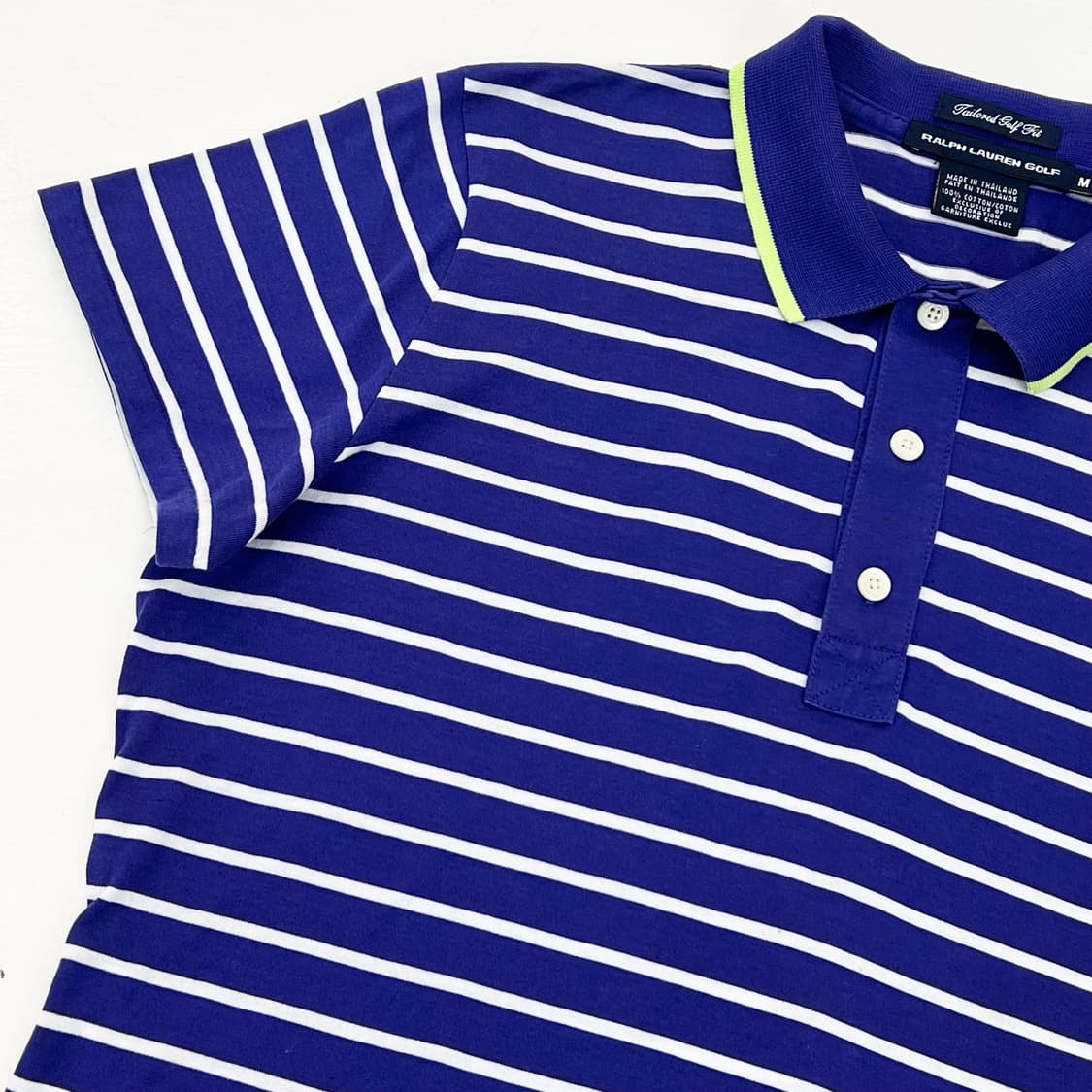 폴로 랄프로렌 스트라이프 반팔 카라티 M 상품이미지3