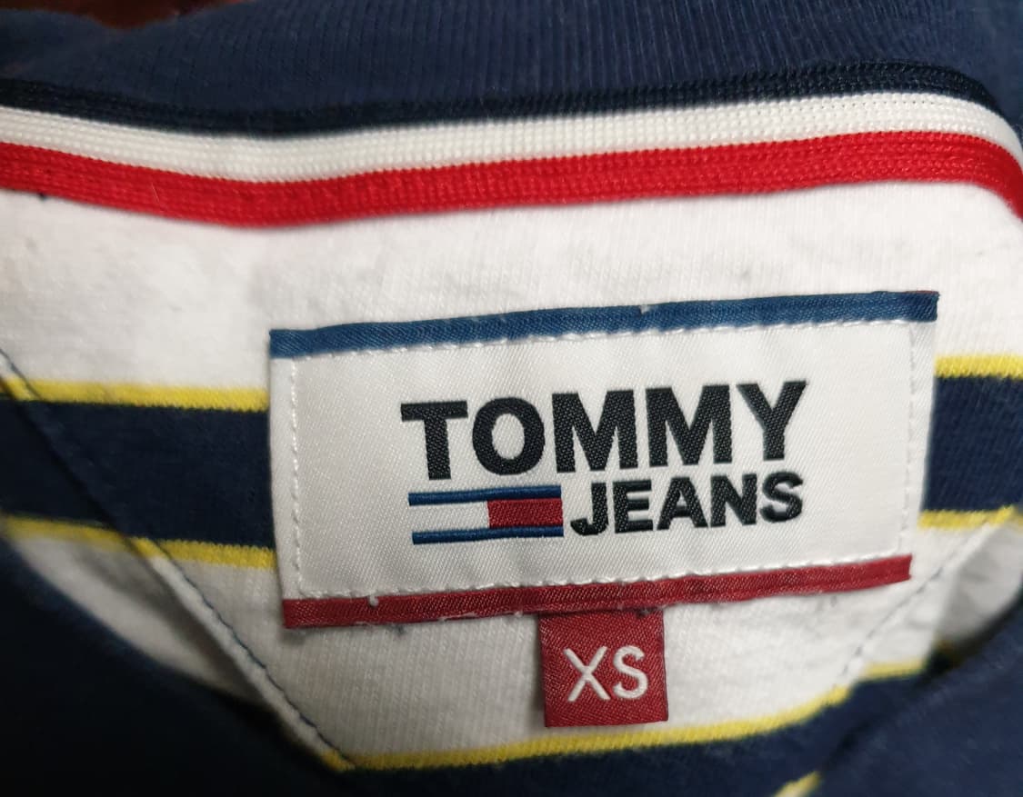 타미진스 스몰로고 스트라이프 긴팔티 (XS) 상품이미지3