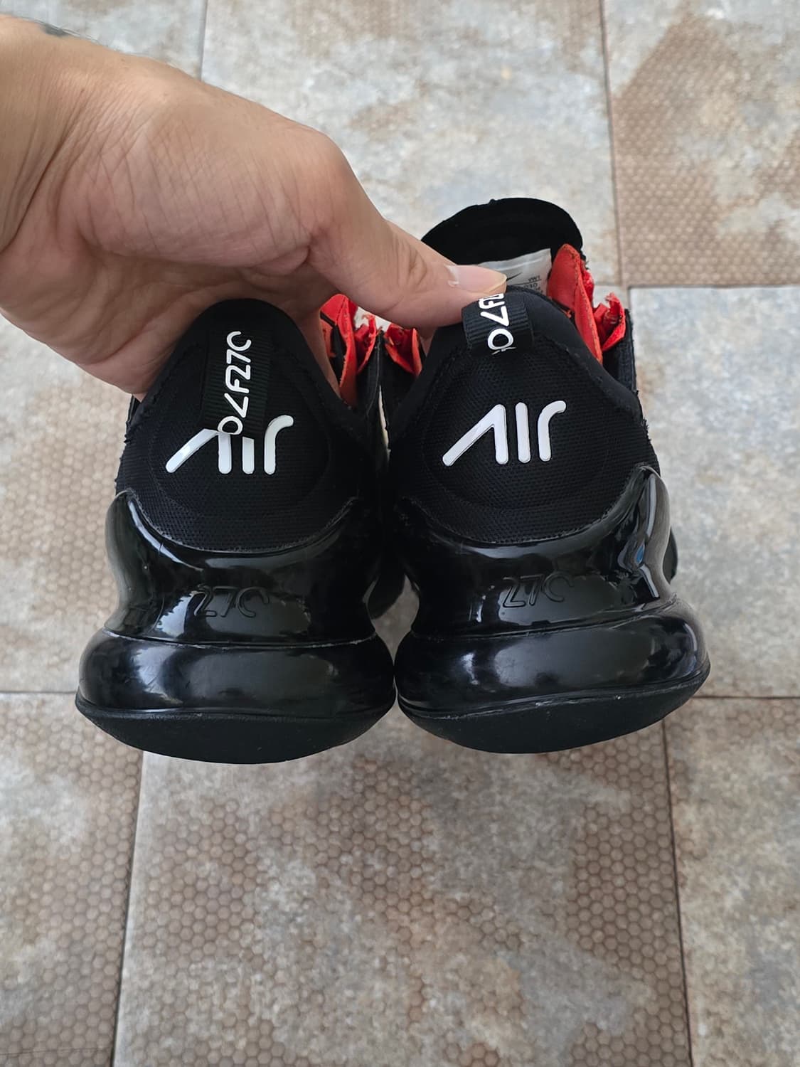 (240)나이키 에어맥스 270 g 쉴드 블랙 화이트 골프화 운동화 상품이미지9