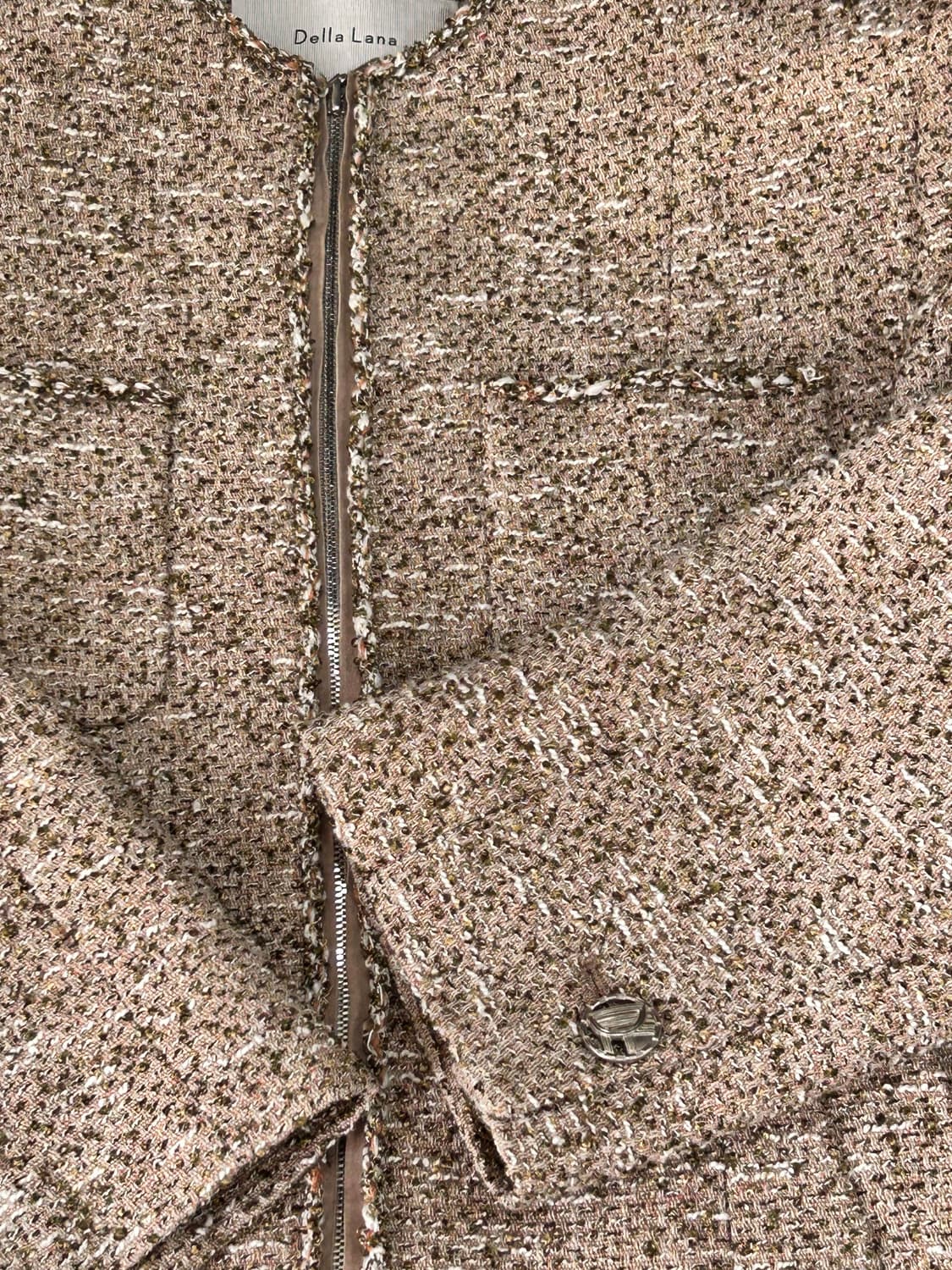 델라라나 Della Lana 캐시미어 트위드 자켓 S 상품이미지9