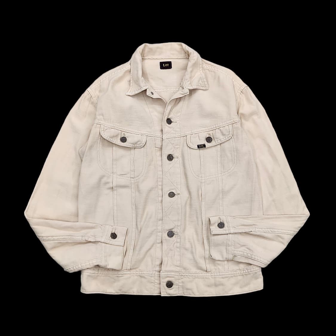 LEE 리 빈티지 베이지 코튼 트러커 자켓 상품이미지1