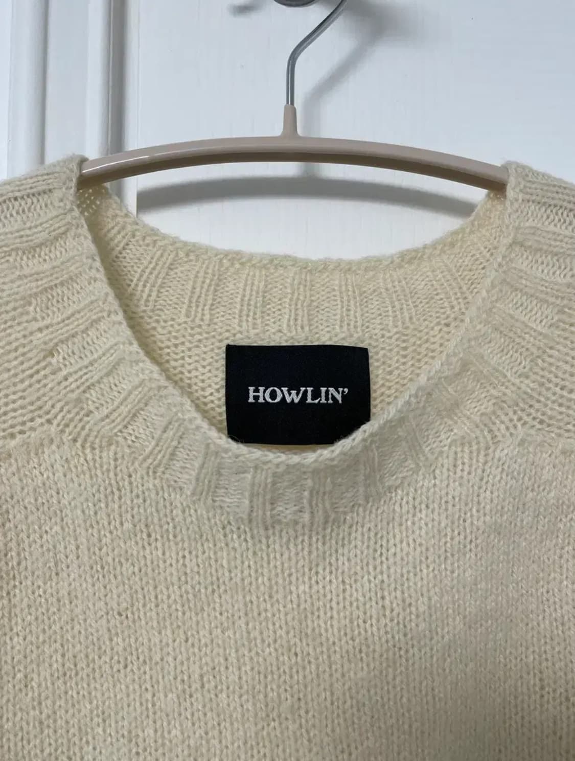 Howlin' 하울린 버스 오브 더 쿨 에크루 색 니트 XL 상품이미지4