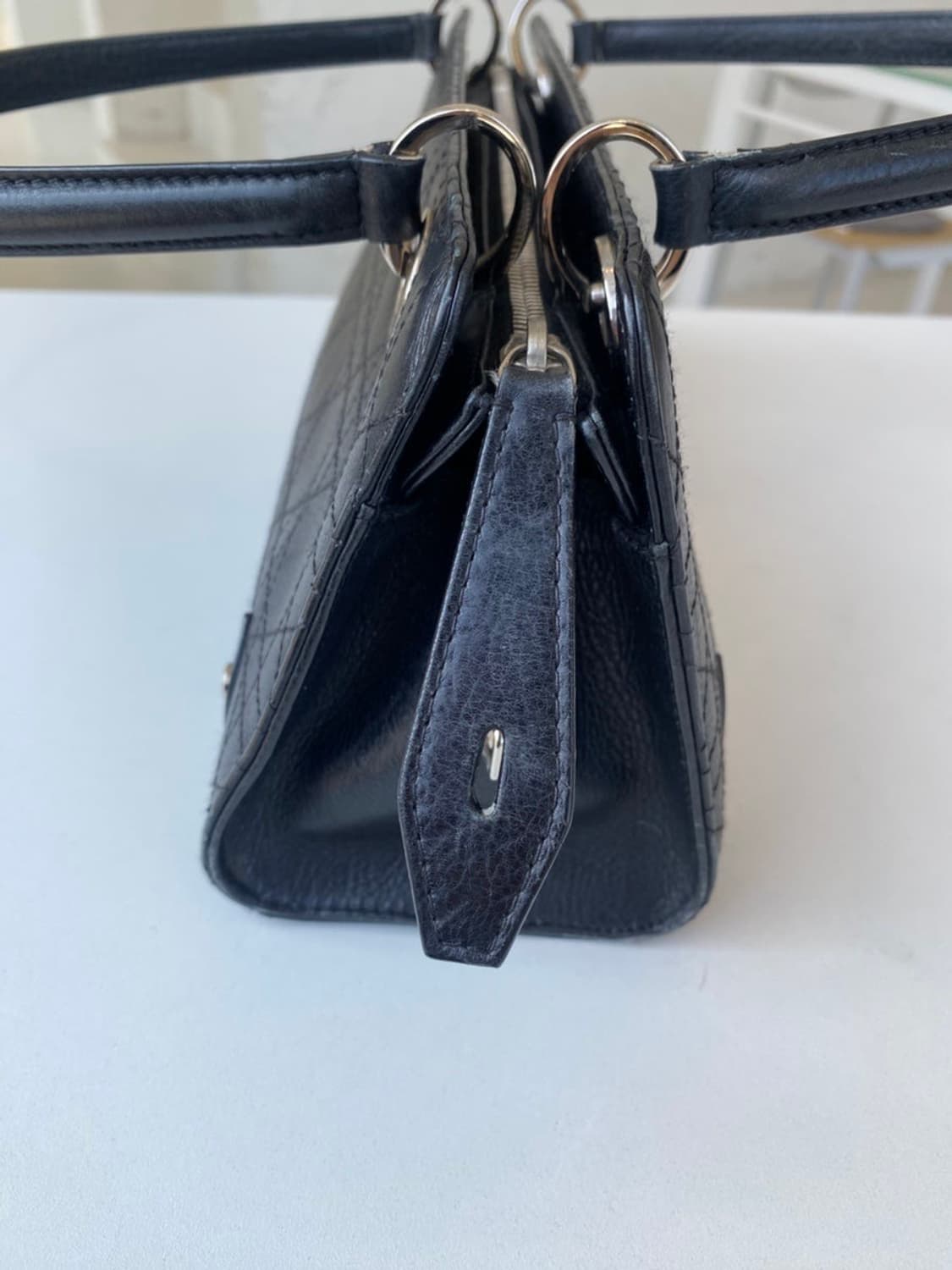 정품 디올 까나쥬 토트백 블랙 상품이미지6