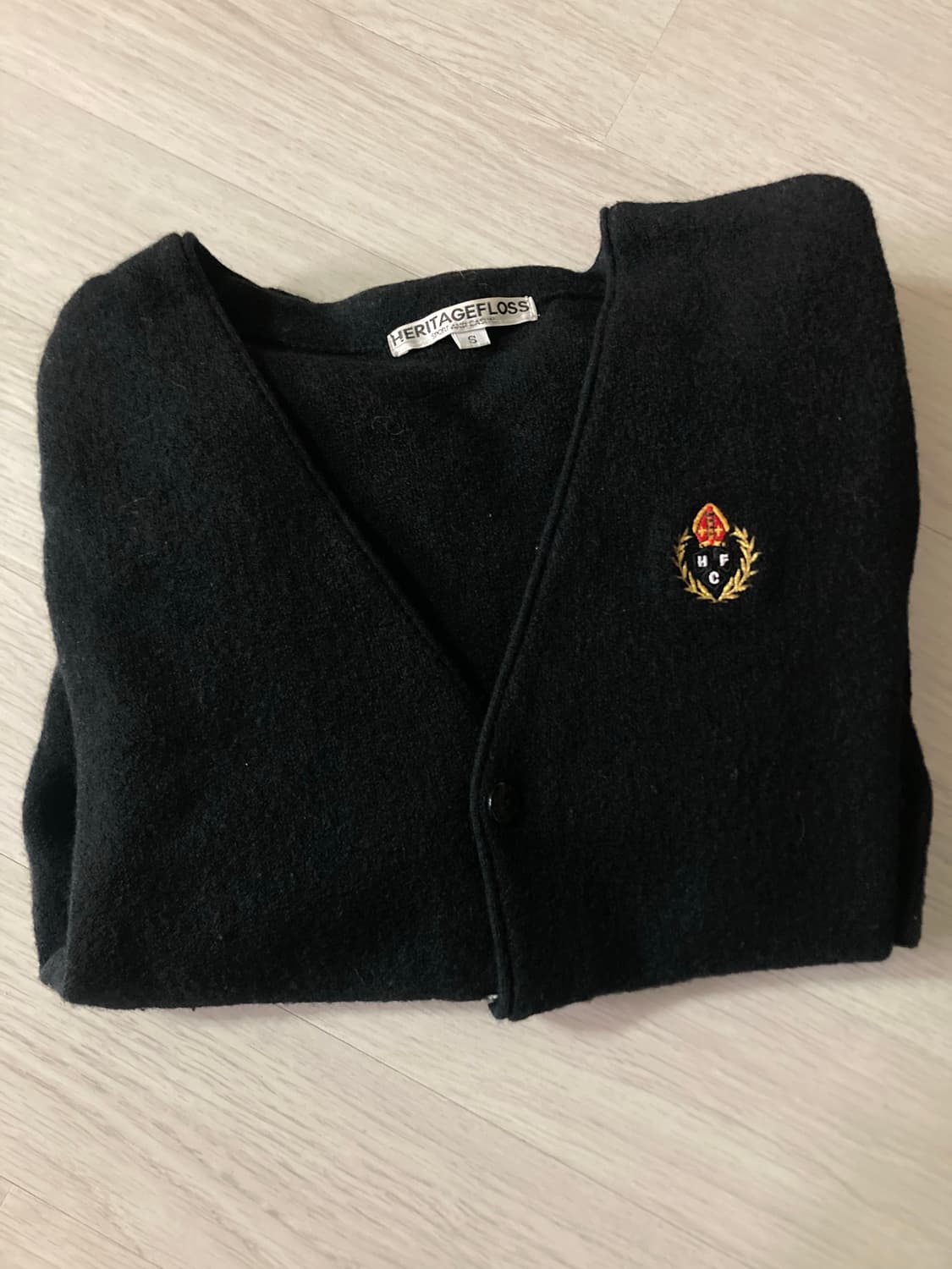 헤리티지플로스 가디건 블랙 s 상품이미지2