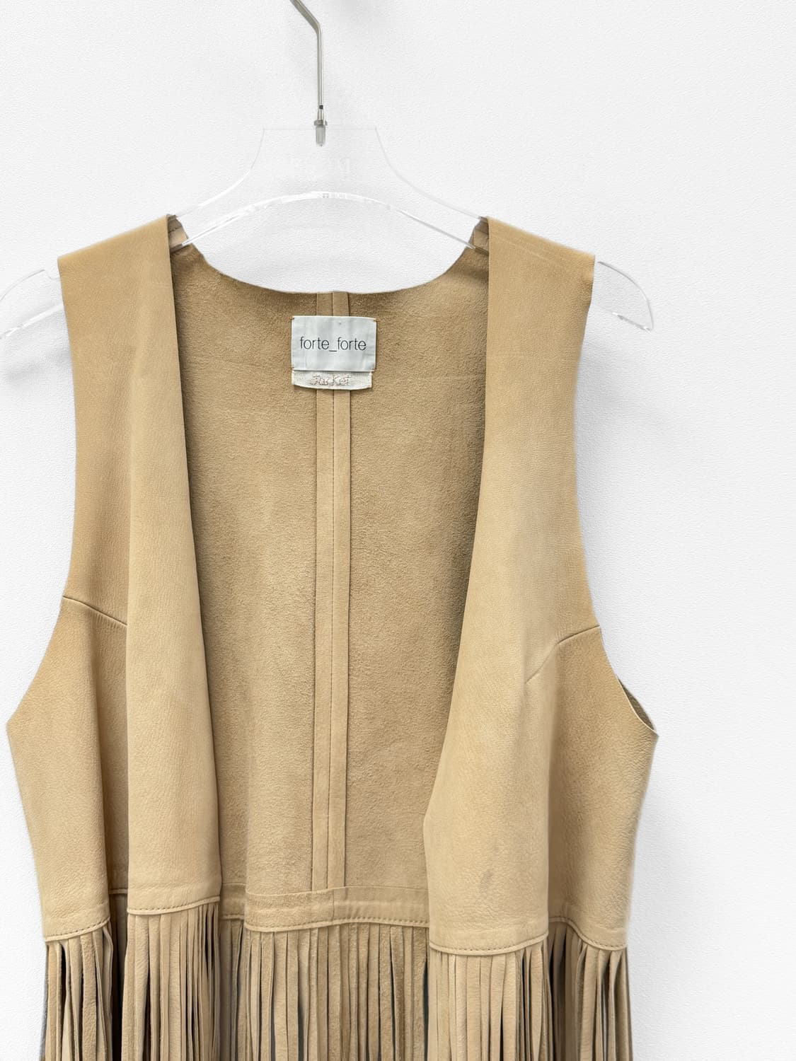 Forte Forte 스웨이드 프린지 베스트 상품이미지2