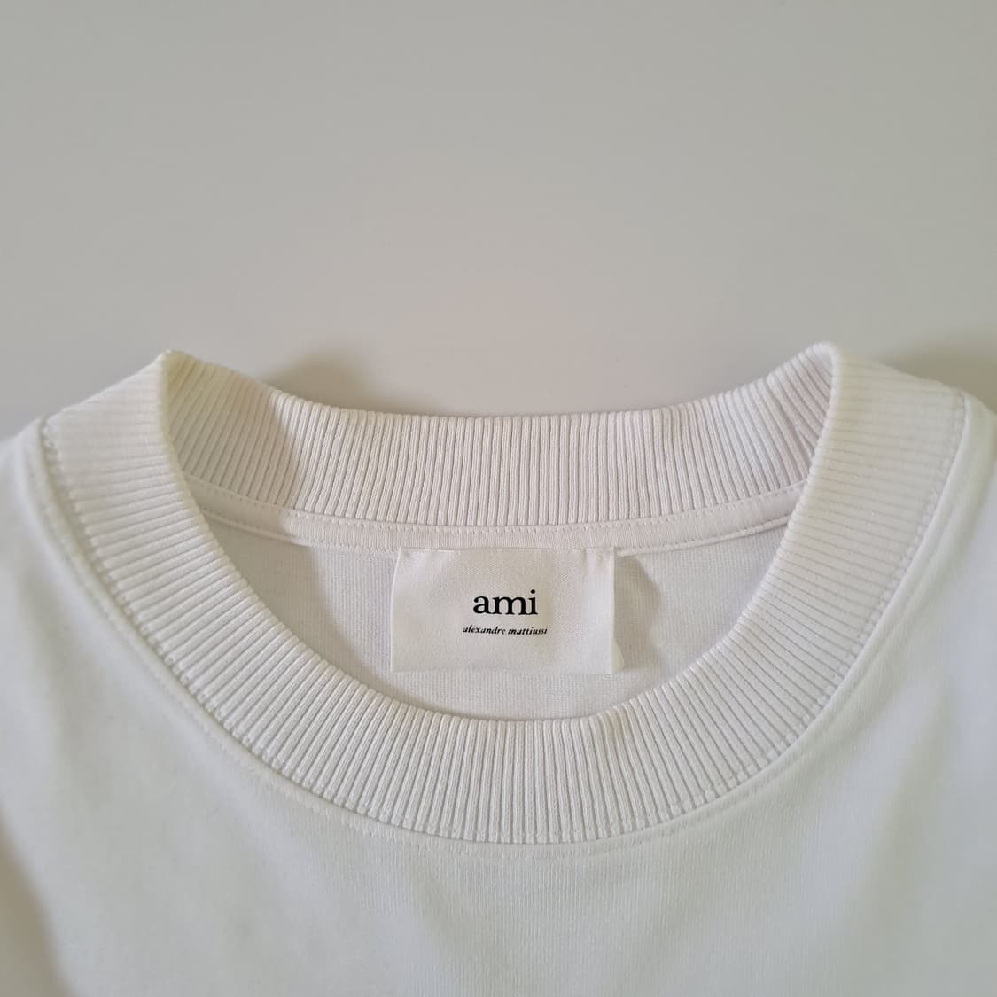 (택포) 아미 22SS 화이트 롱슬리브 XL A807 상품이미지5