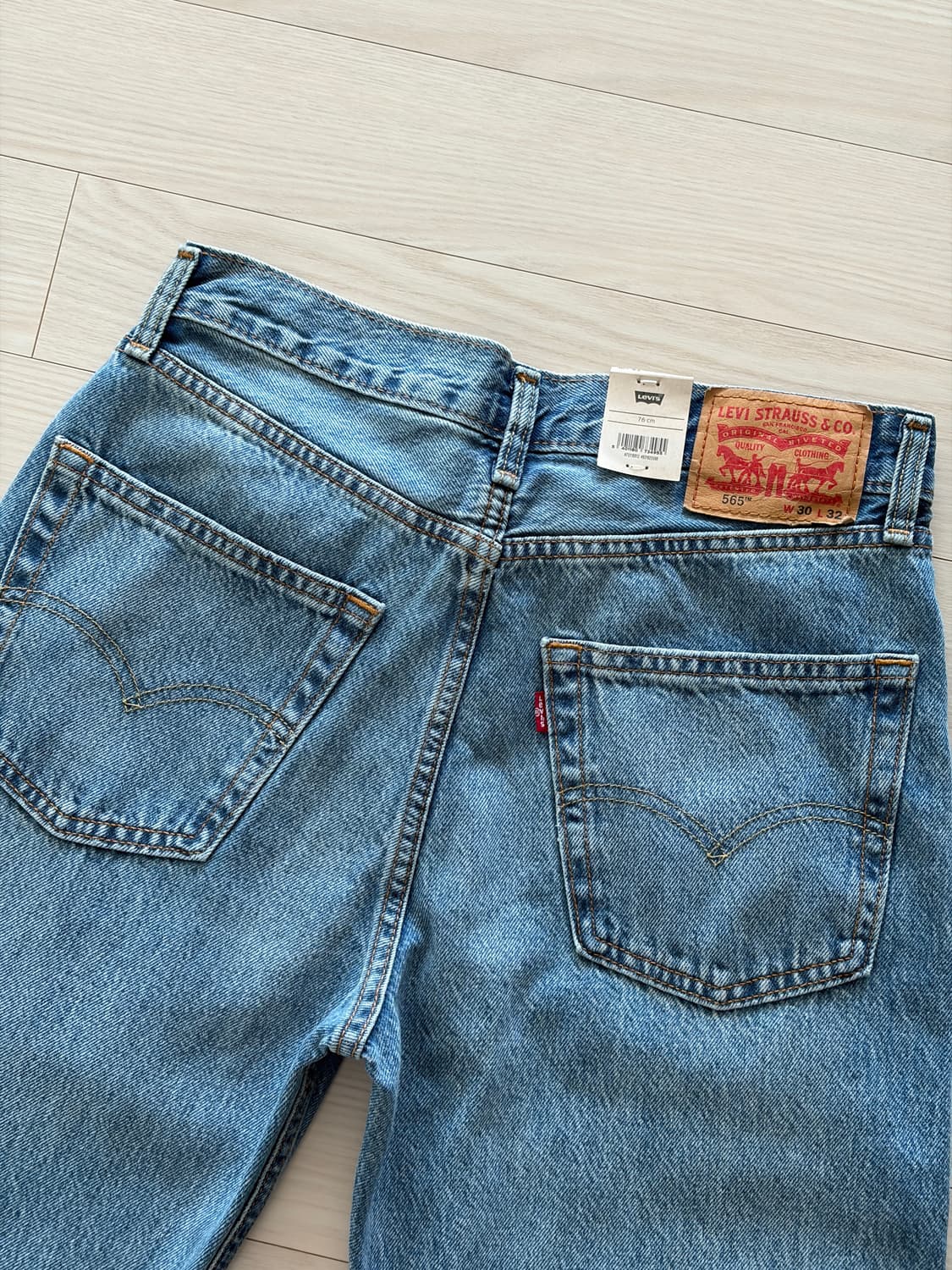 [국내매장판] 리바이스 565 데님 블루진 30x32 (새제품) 상품이미지5