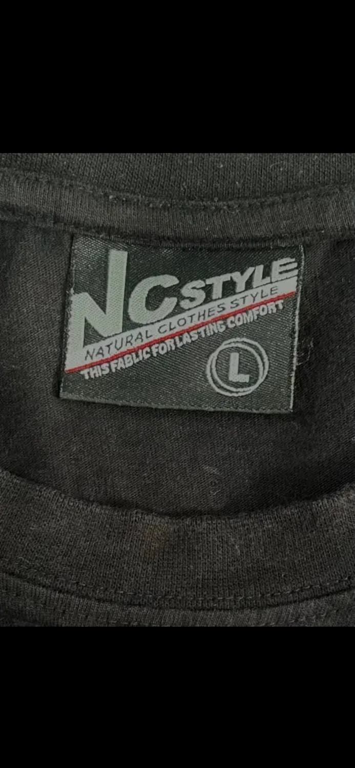 T-261 JPN NC STYLE 블랙 프린팅 긴팔티셔츠 L 상품이미지4