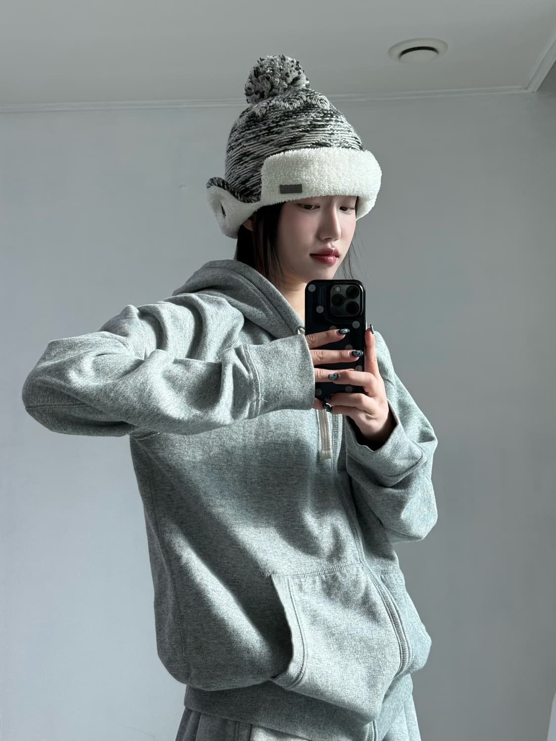 질스튜어트 이어캡 비니 상품이미지5