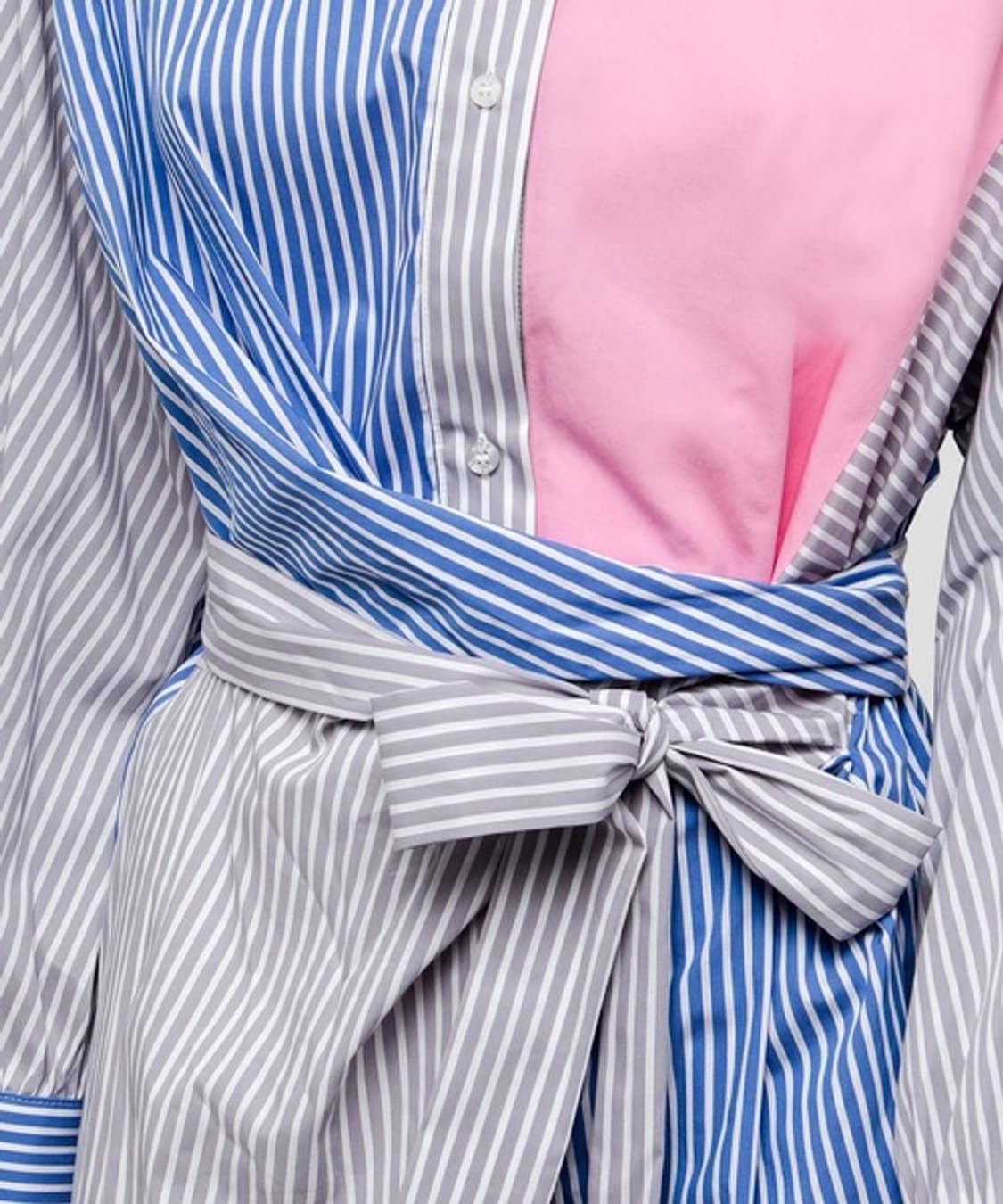 엠에스지엠 MSGM 스트라이프 셔츠 롱 원피스 상품이미지4