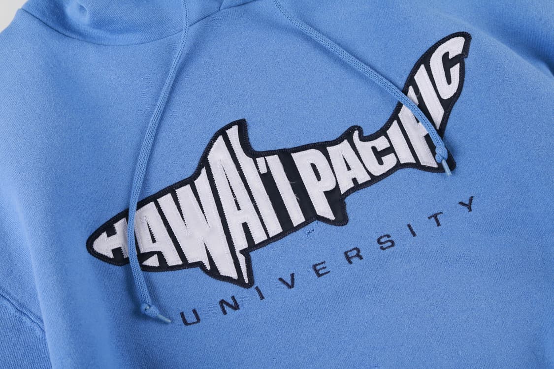 [M] 90's 러셀 애슬레틱 하와이 퍼시픽 대학 후드티 상품이미지3