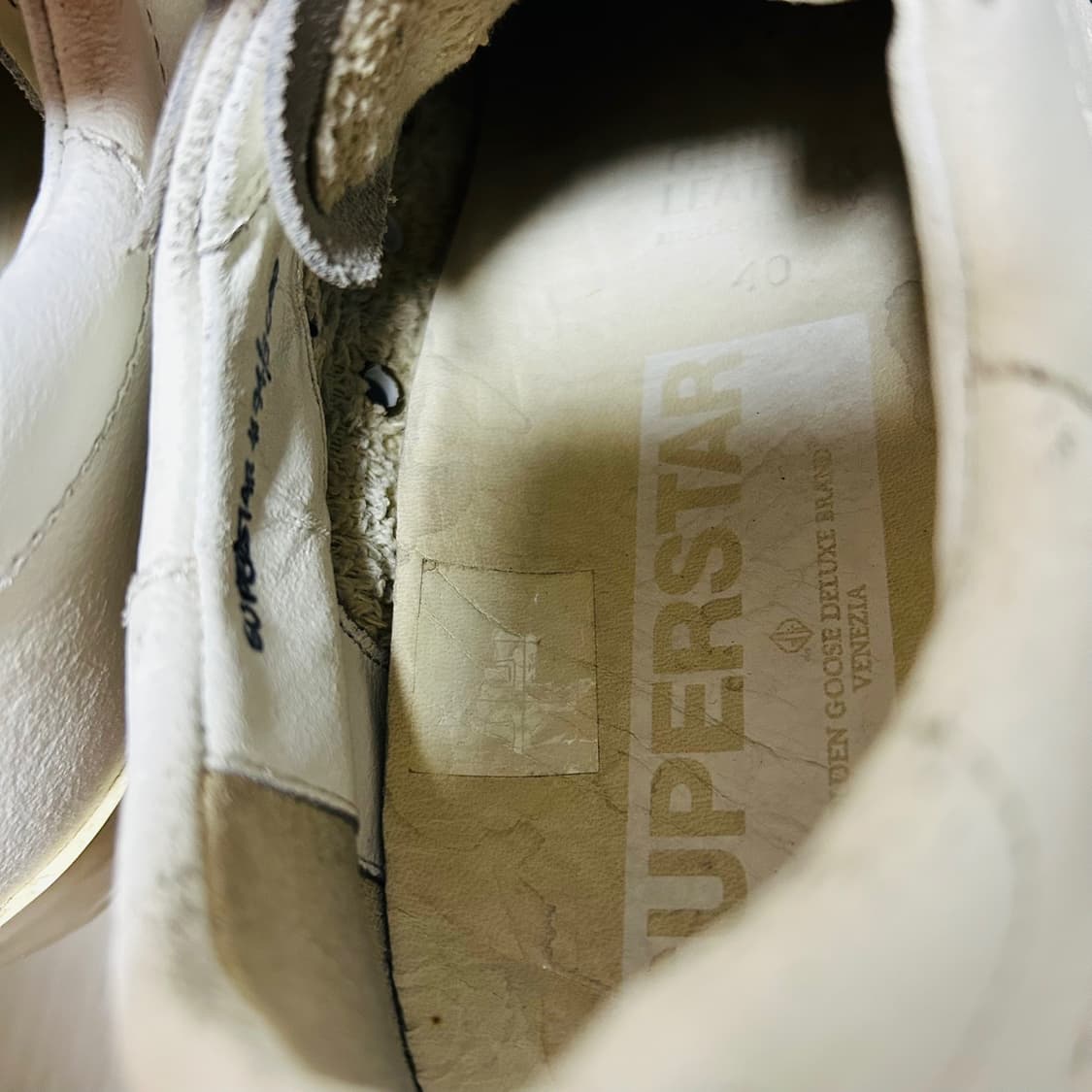 정품 40) 골든구스 화이트 에디션 스니커즈 255~2 상품이미지6