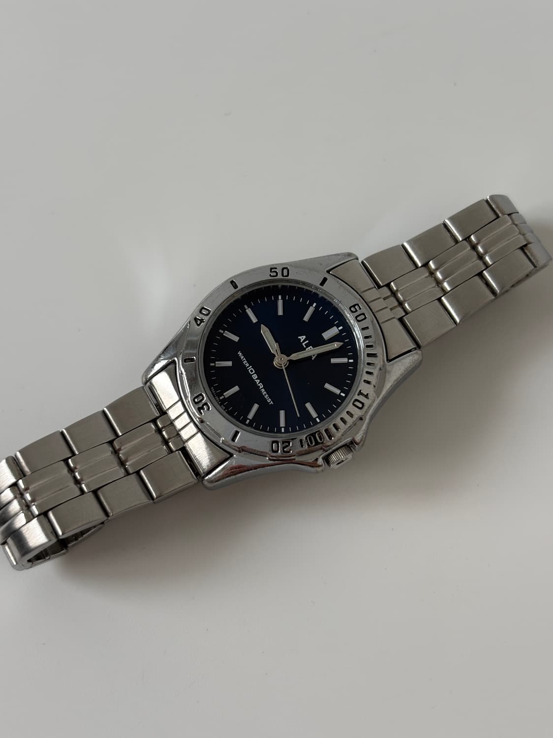 ALBA - 1990s Navy Dial Ladies Quartz 상품이미지5