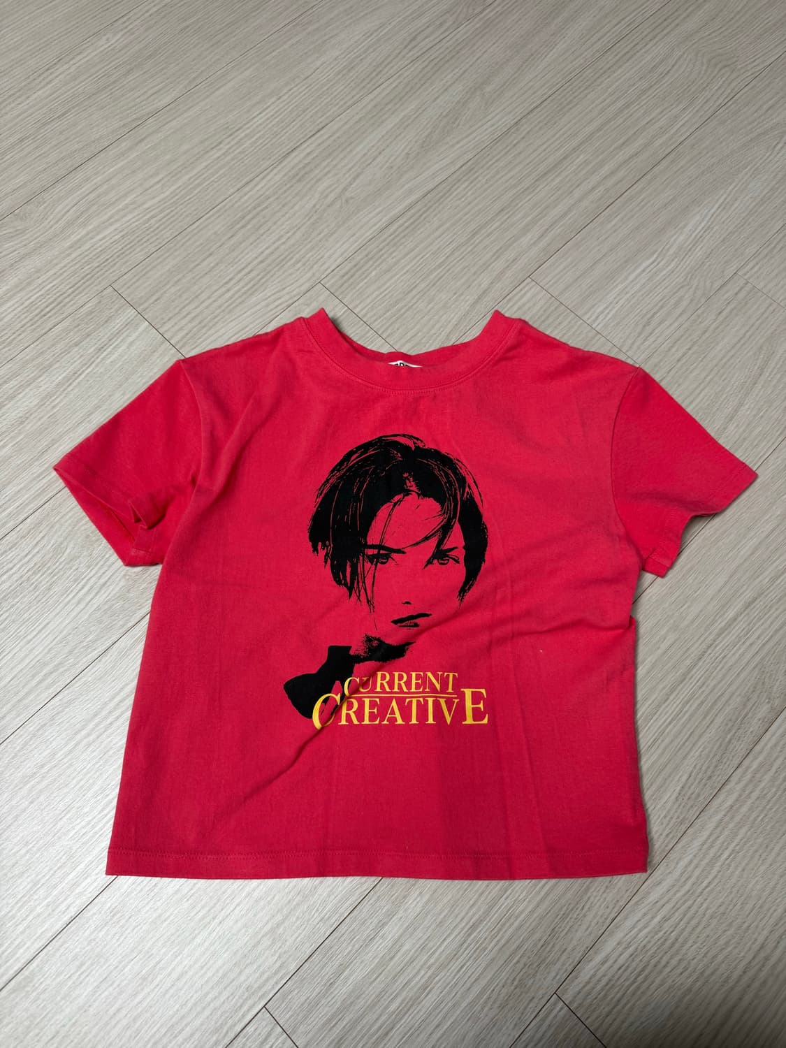 커렌트 PRINTED CROP TEE  상품이미지2