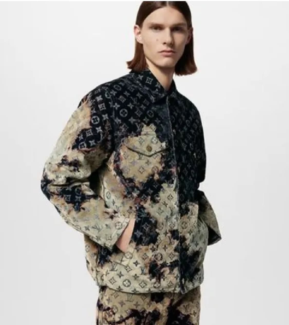 (A+/50) / 루이비통 모노그램 블리치 벨벳 자켓 상품이미지7