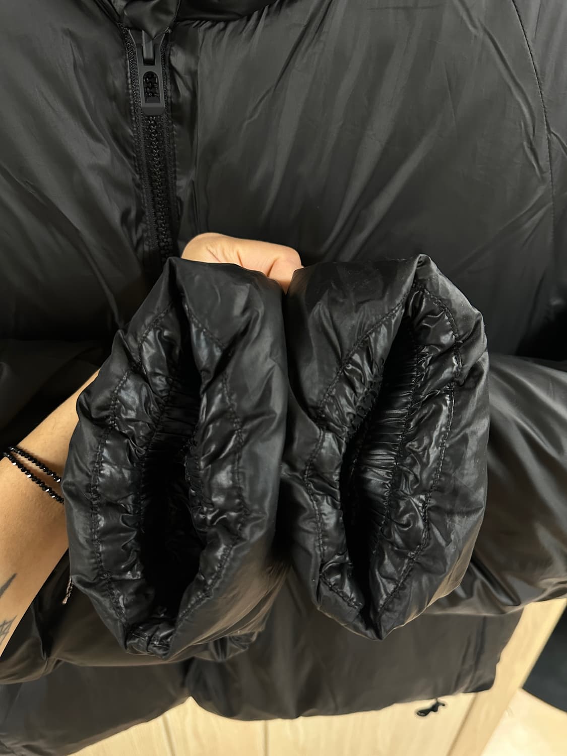 메종미네드 크롭 덕다운 L사이즈 상태굳 상품이미지3