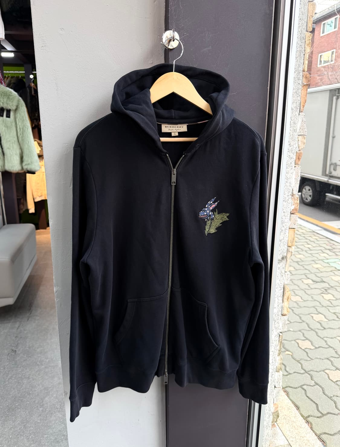 XL/ 버버리 포켓몬 드래곤 자수 후드집업 상품이미지2