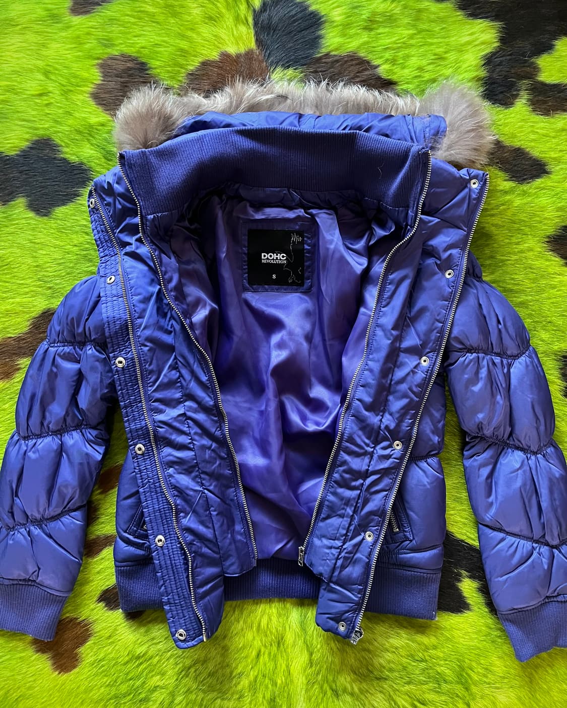 2000s DOHC Fur Hood Gal Padding Jumper 상품이미지9