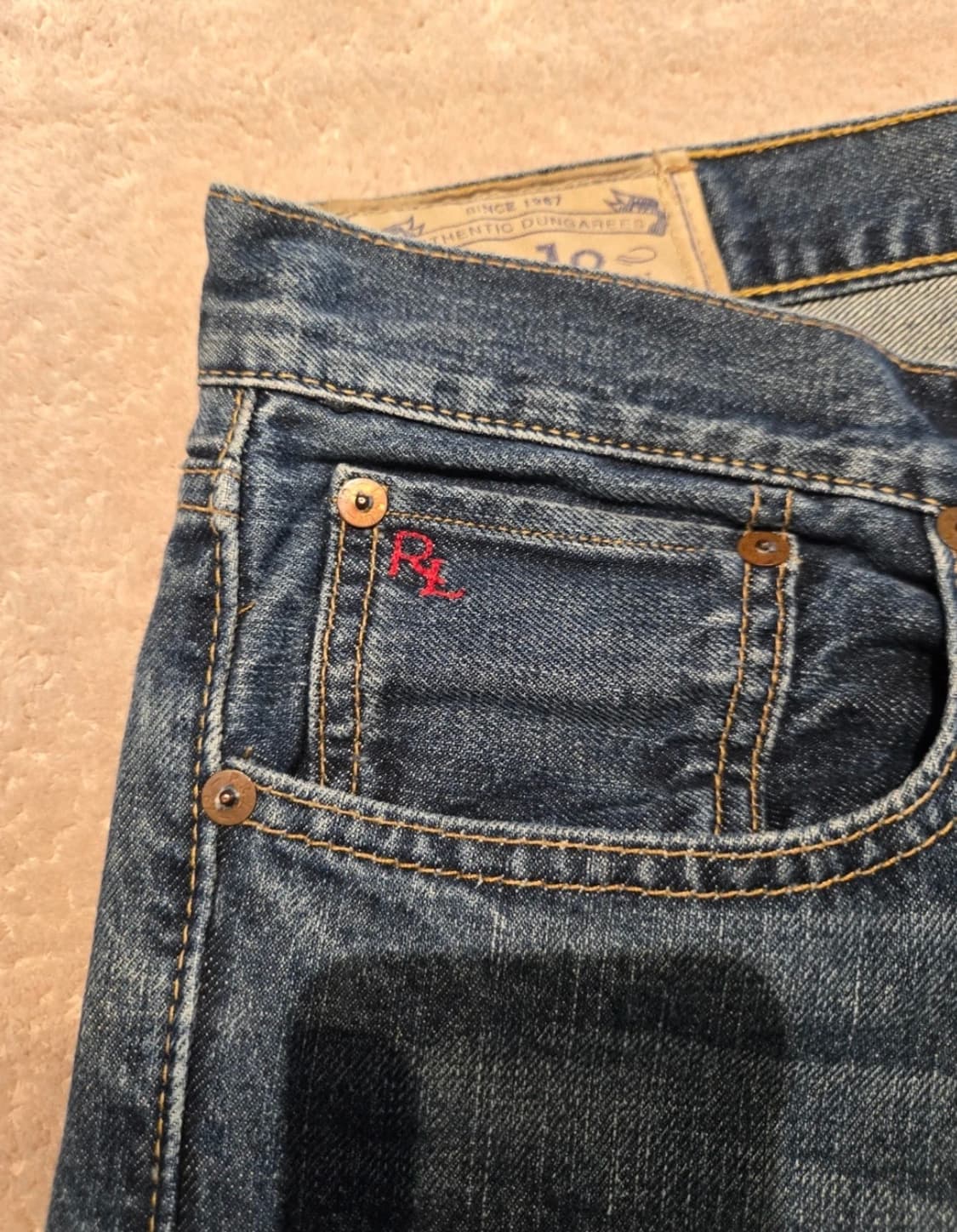 ​[새상품] 폴로 랄프로렌 바릭 슬림 스트레이트 청바지 (33/32) 상품이미지2