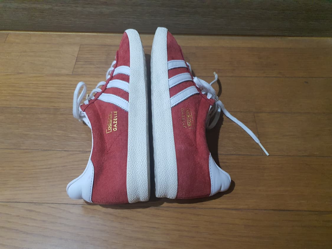 아디다스 가젤 스웨이드 레드 260사이즈 상품이미지3
