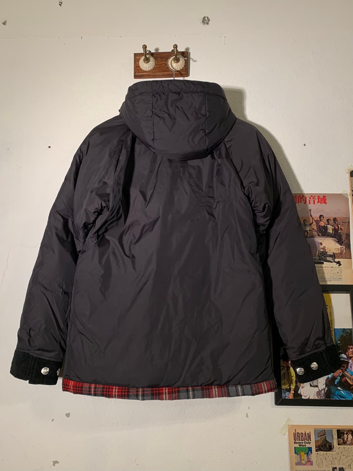 가이진메이드 타탄체크 리버시블 다운 히말라야 자켓 상품이미지6