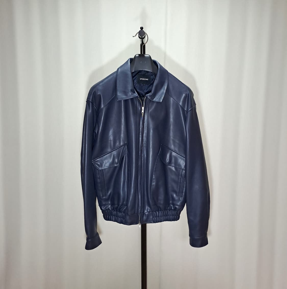 (새상품급) 스페로네 A-2 비건 레더 자켓 L B418 상품이미지1