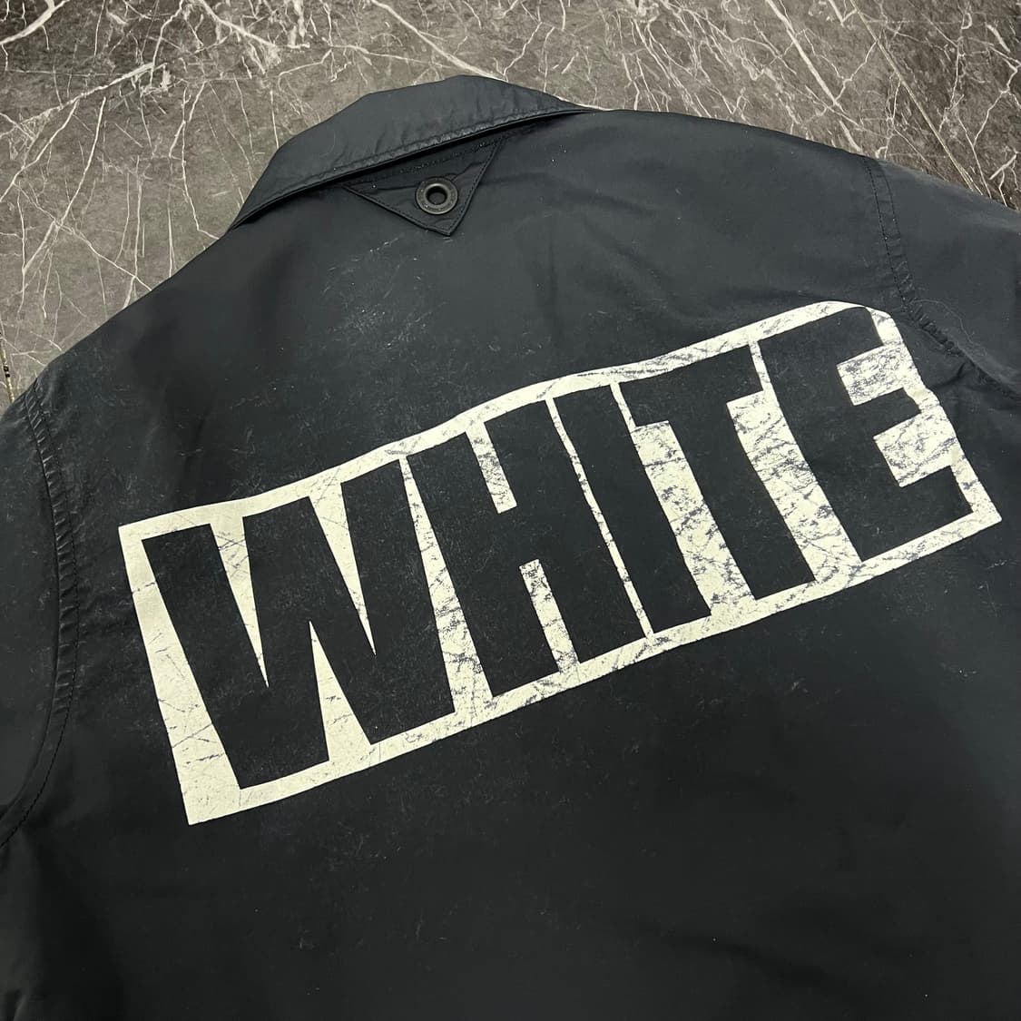 화이트 마운티니어링 16ss 로고 코치자켓 블랙 상품이미지7