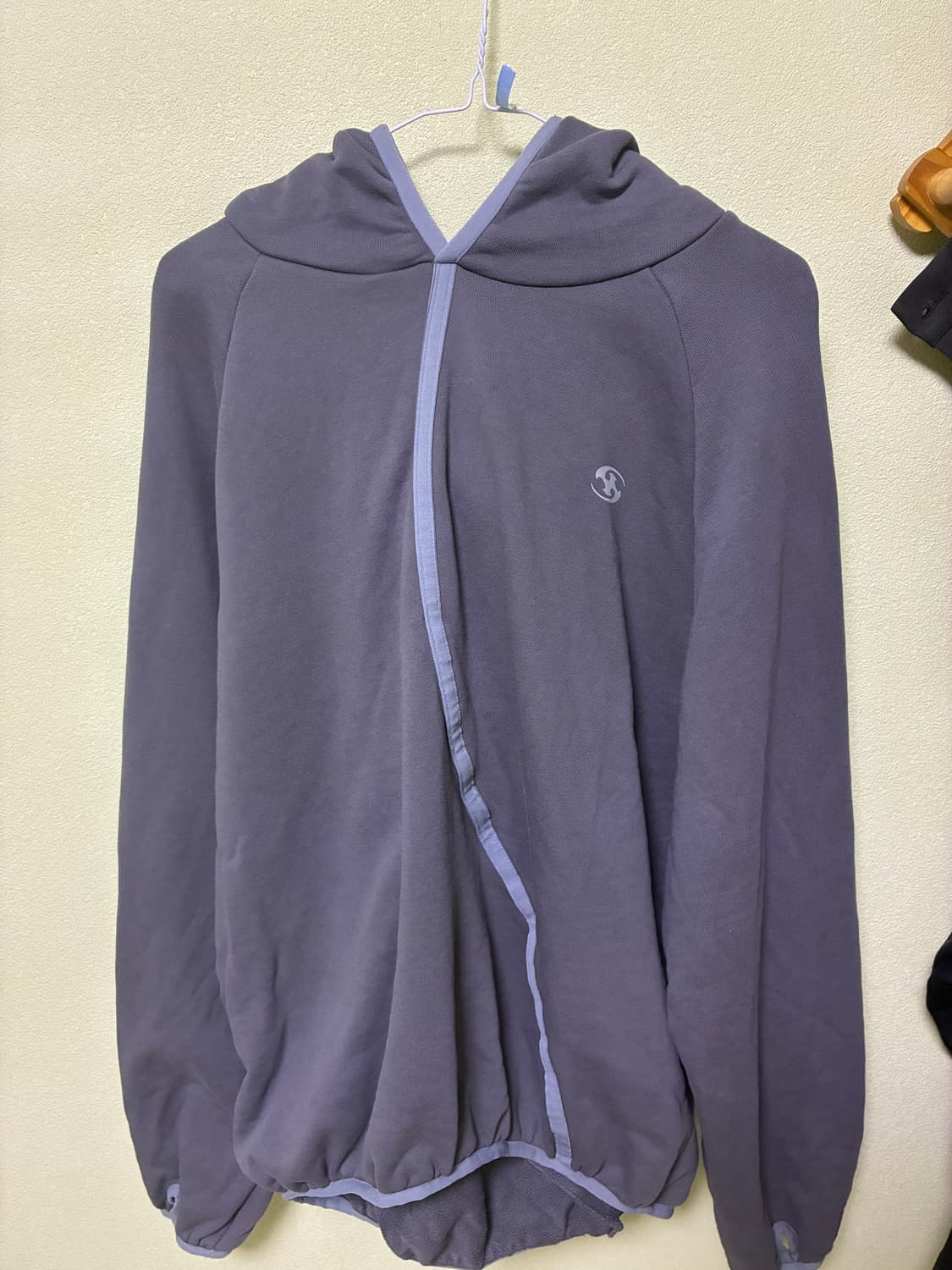 산산기어 테이프드 후디 애쉬 차콜 상품이미지2