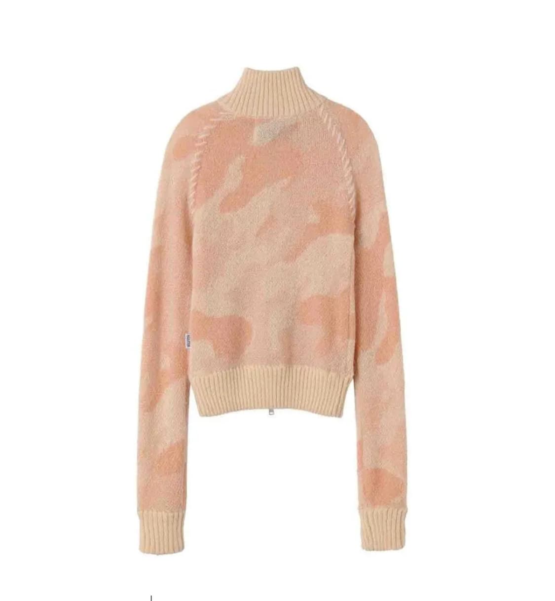 스컬프터 카모 패턴 집업 피치 컬러 상품이미지3