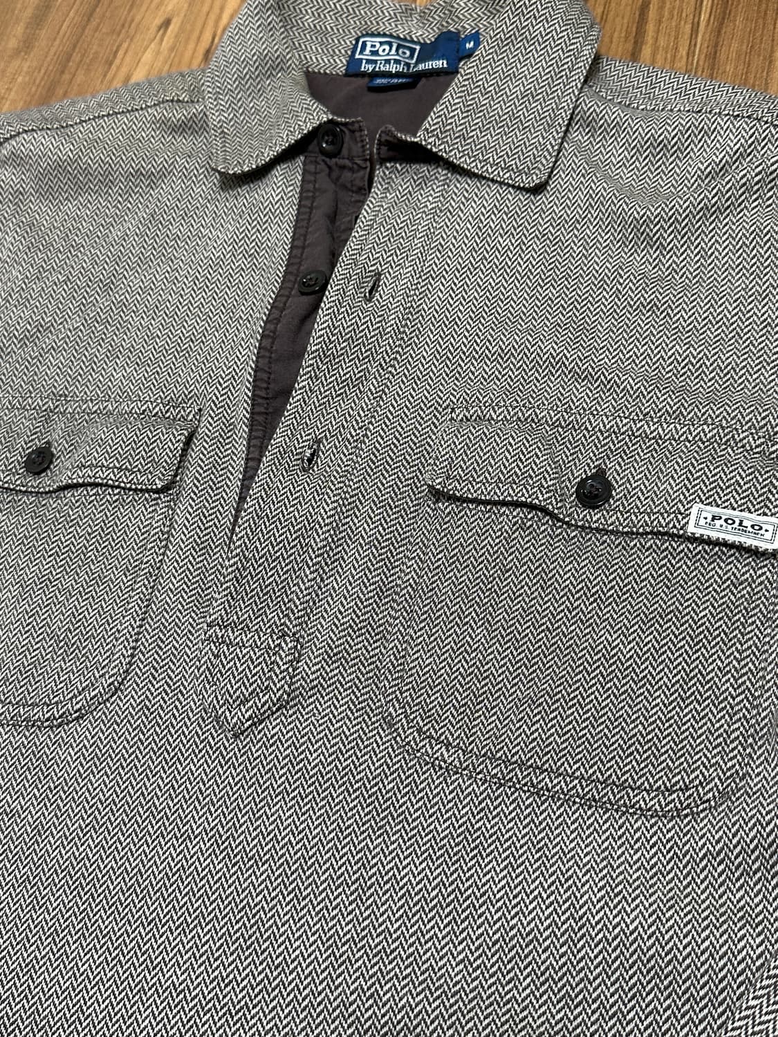폴로 랄프로렌 헤링본 폴로셔츠 M 상품이미지3