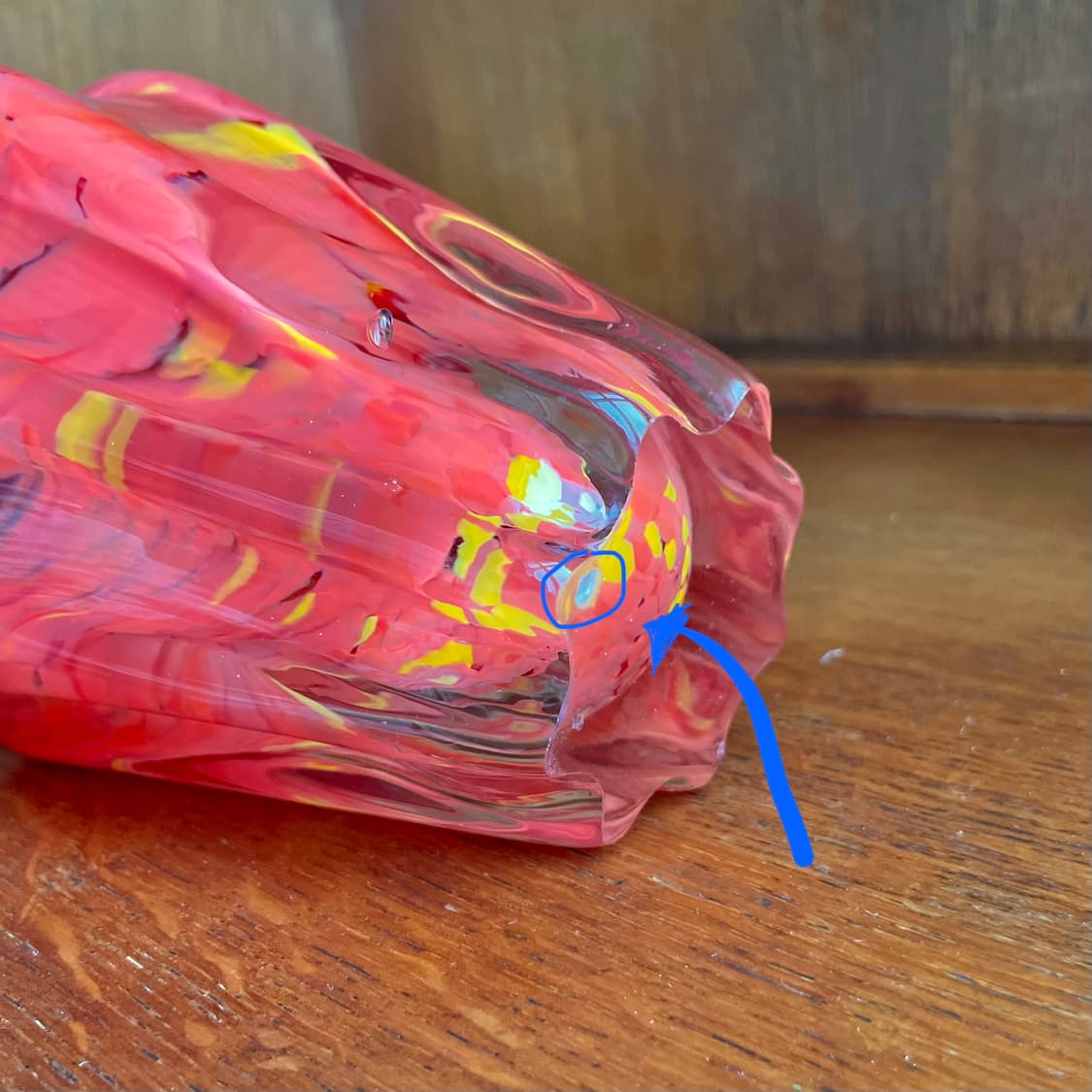 [70’s Vintage] 빈티지 블로운 글라스 유리 화병 상품이미지10