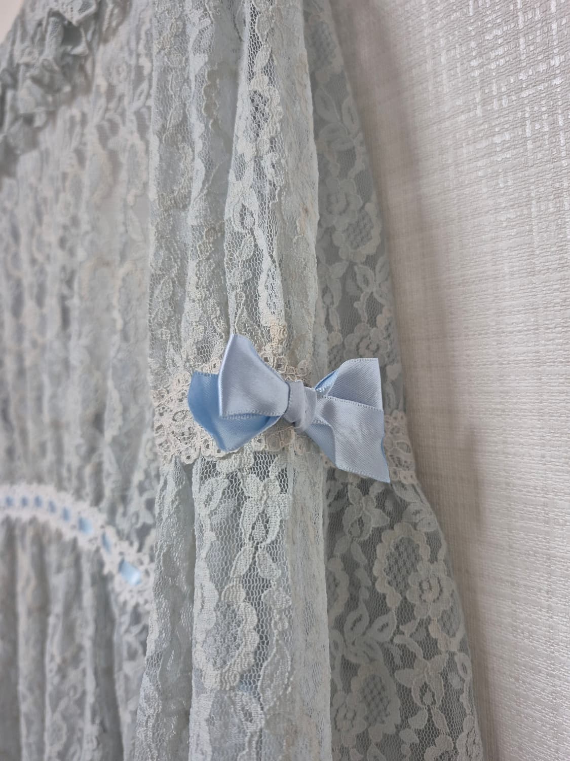 리즈리사 Chambre a couche 히메갸루 블루 레이스 후릴가디건 상품이미지5