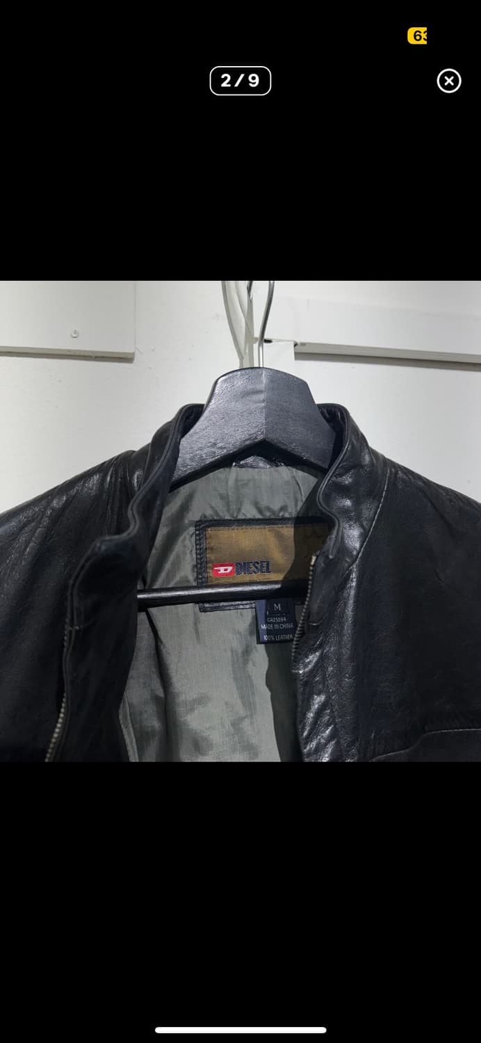 [M]디젤 싱글라이더 가죽자켓 상품이미지2