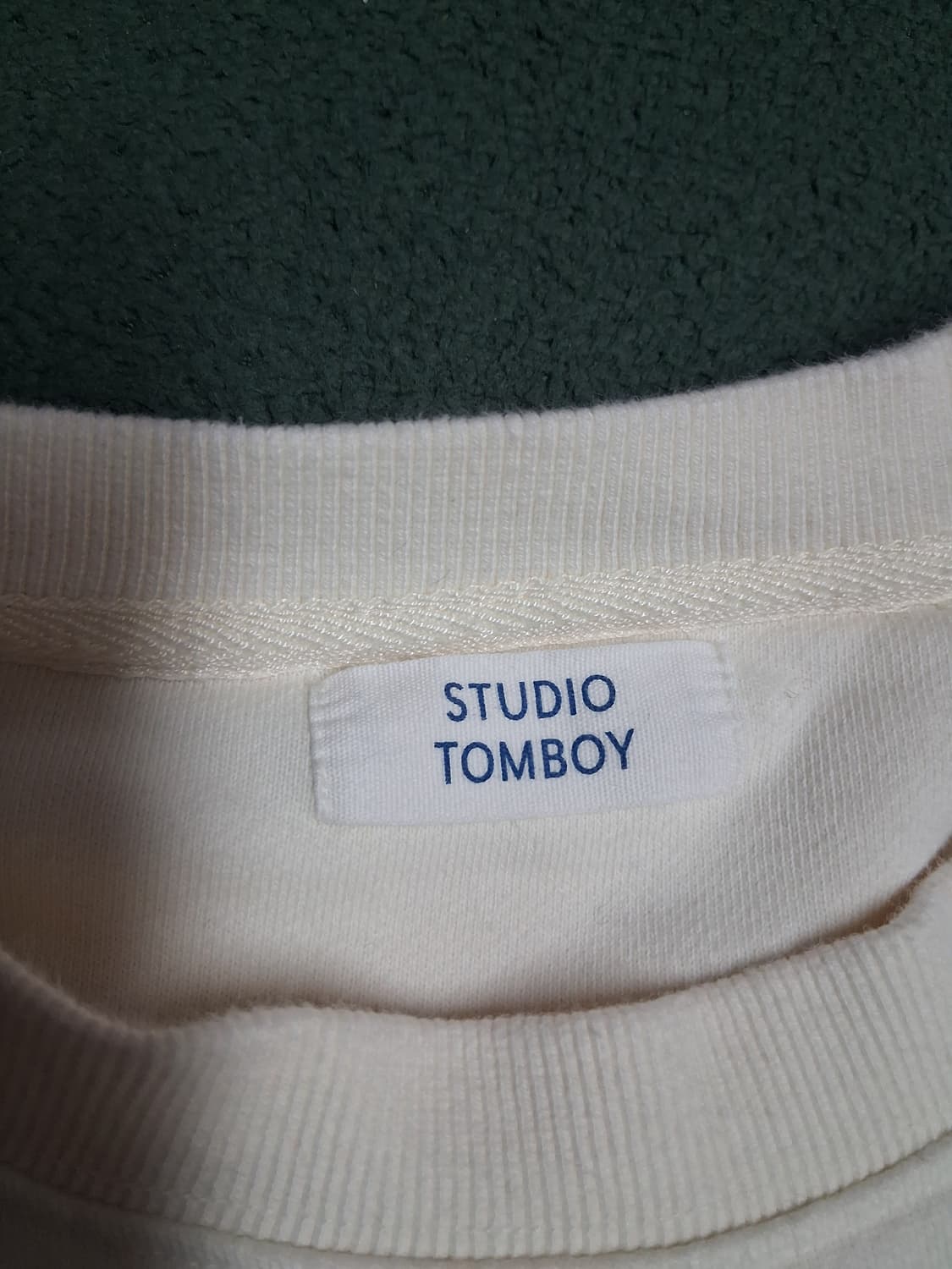 스튜디오 톰보이 아이보리 숏맨투맨FREE 상품이미지2