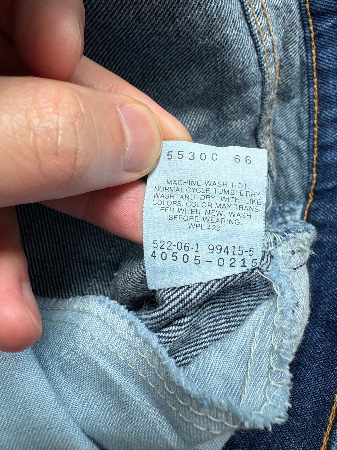 90s 리바이스 505 진청 made in usa 상품이미지7