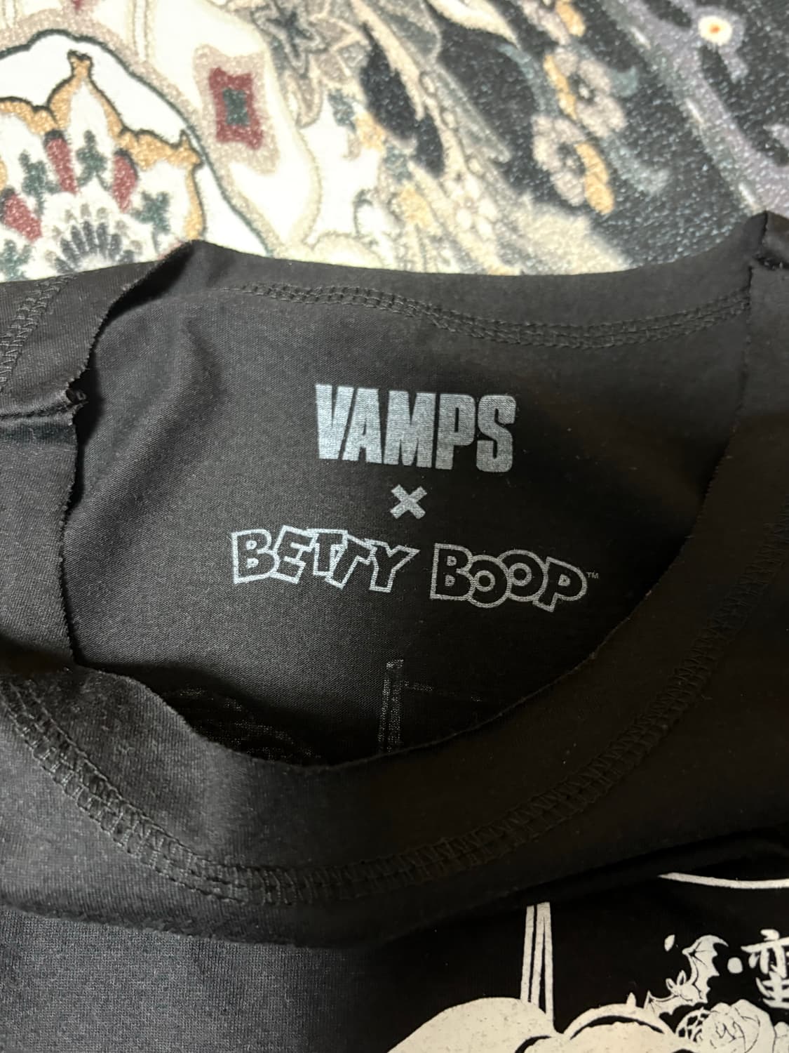 Vamps betty boob japanese vintage 반팔 탑 상품이미지4