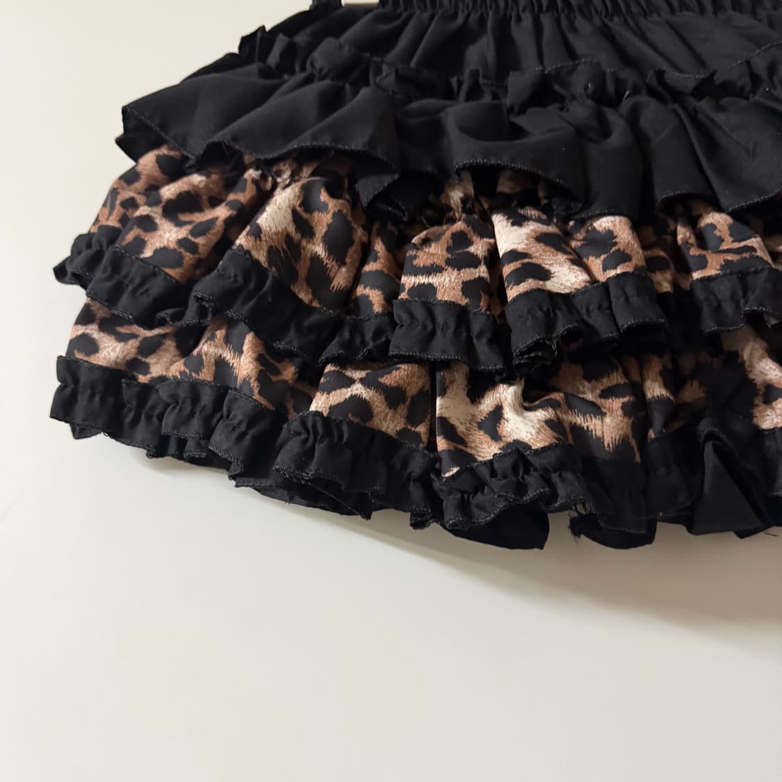 새상품 여자 호피 캉캉 미니스커트 상품이미지4