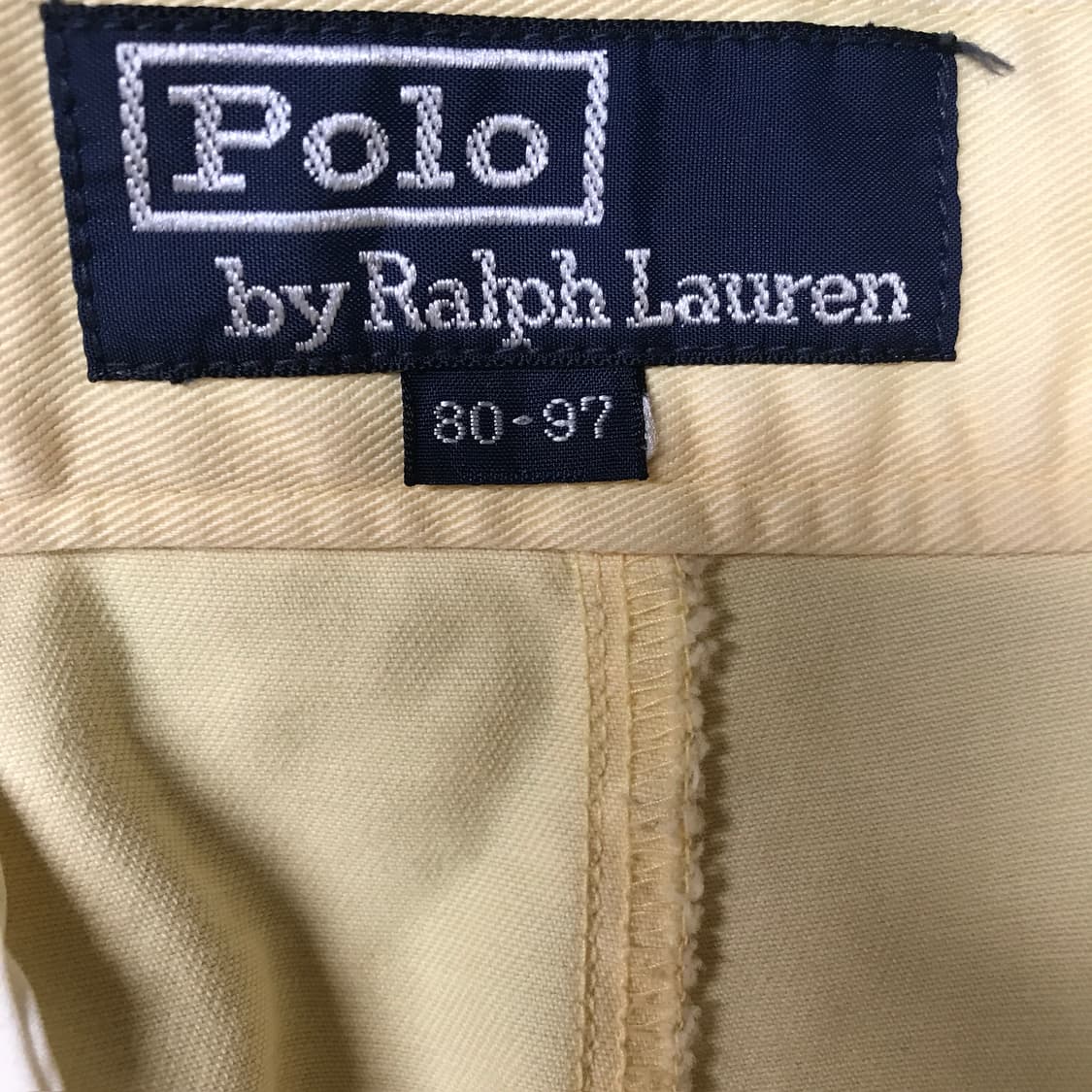 폴로 랄프로렌 옐로우 치노 팬츠 80-97 상품이미지6