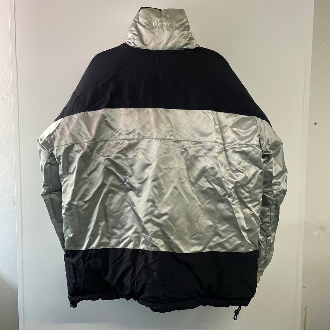 90s 베어 리버시블 패딩 눕시 상품이미지6