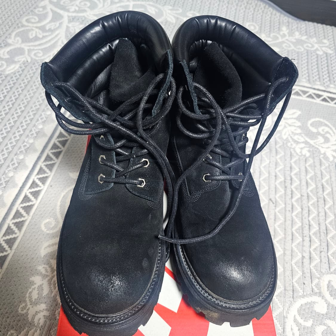 야세 1990 코만도솔 스웨이드 부츠 블랙 280 상품이미지1