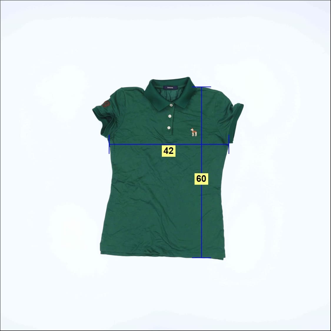 85 헤지스 여성 반팔 카라티 0407M 상품이미지5