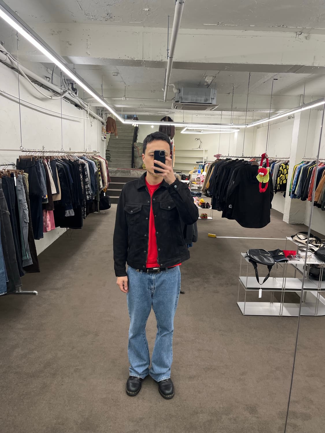 빔즈 스웨이드 자켓 블랙 상품이미지7