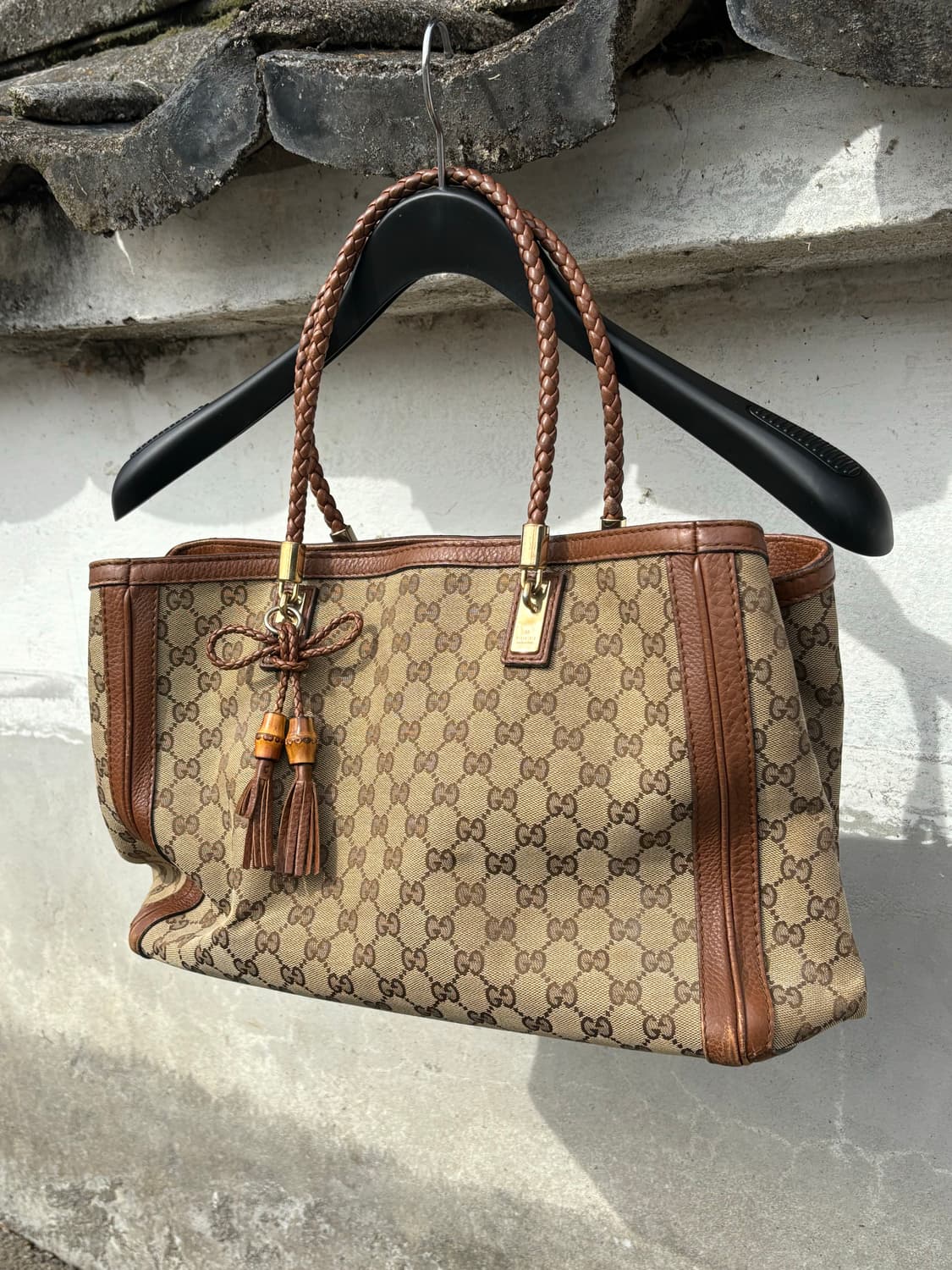 구찌 GG 자가드 쇼퍼 숄더백(보증 영수증 보유) 상품이미지3