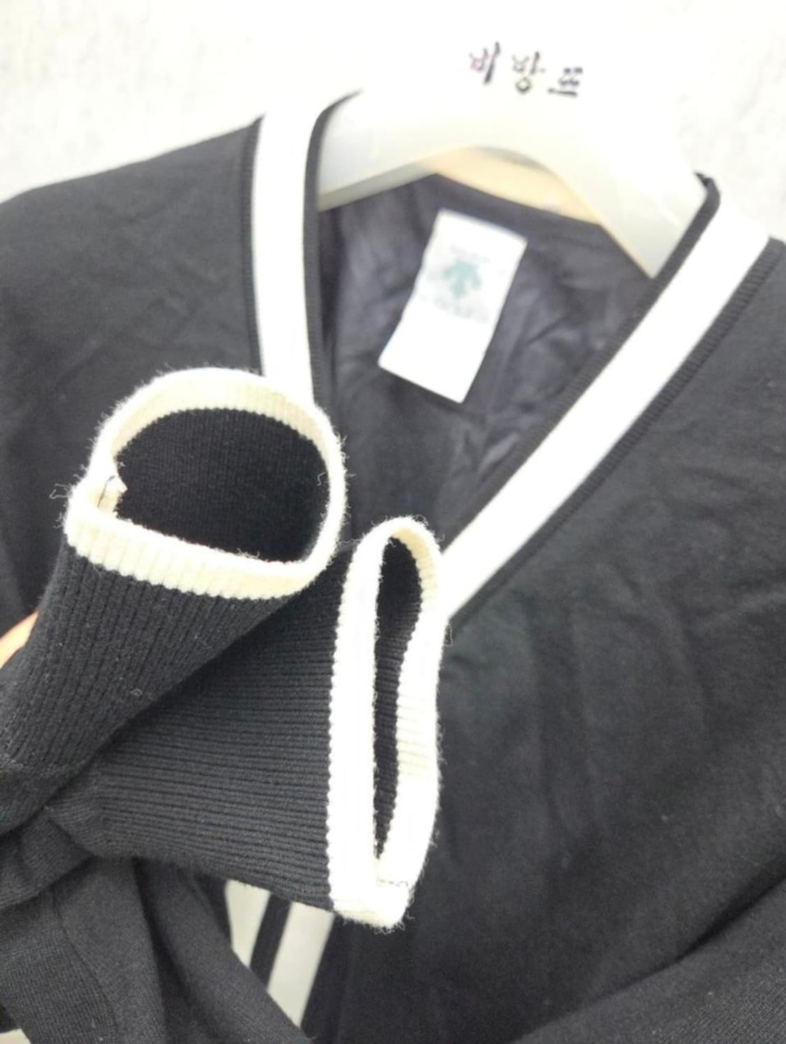 여성 95 데상트 골프 니트 가디건 상품이미지4