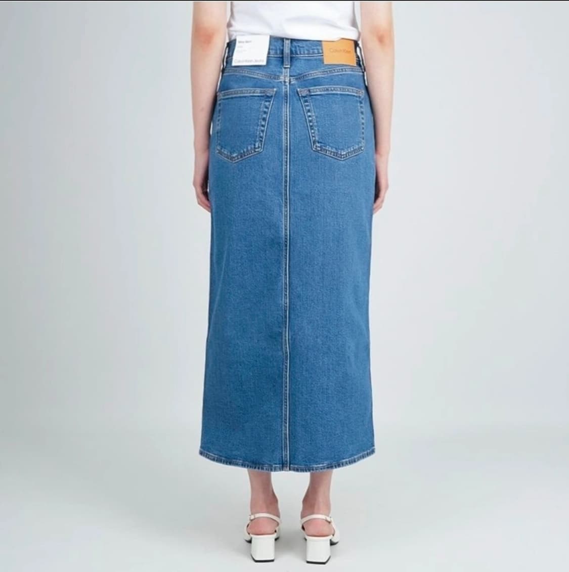 캘빈클라인 여성 데님 맥시 스커트 상품이미지5